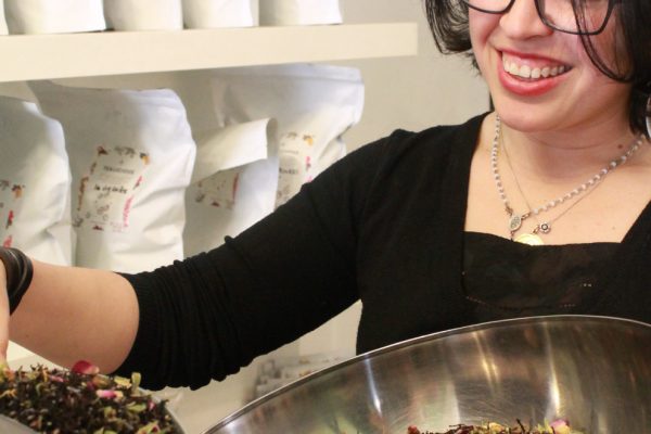 Marcela Viviana Esteban e il suo Tealicious