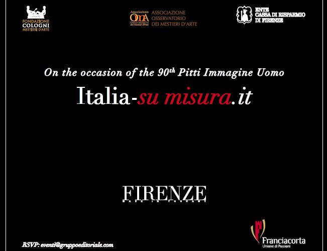 I protagonisti del made in Italy a Firenze in occasione di Pitti Uomo