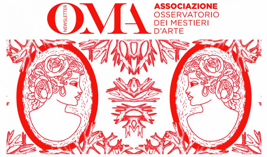 La conchiglia della bellezza, la grafica di Sarah Passaro per la newsletter OMA di Luglio