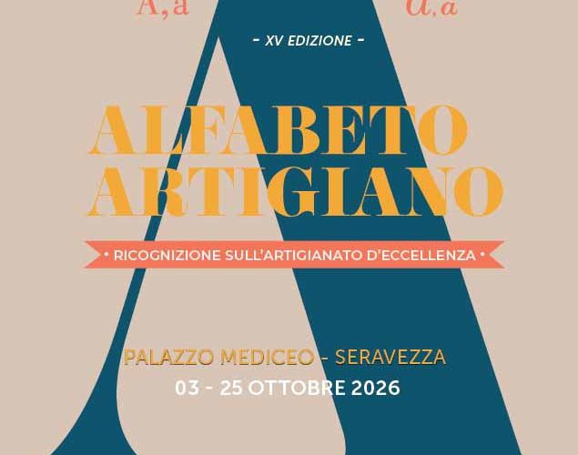 Alfabeto Artigiano a Palazzo Mediceo di Seravezza. XV esima edizione